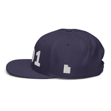 Load image into Gallery viewer, 801 Area Code Snapback Hat