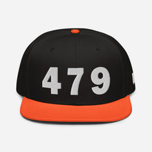 Load image into Gallery viewer, 479 Area Code Snapback Hat