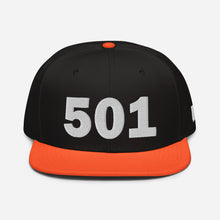 Load image into Gallery viewer, 501 Area Code Snapback Hat