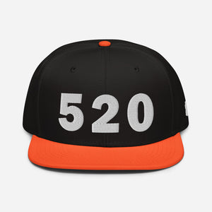 520 Area Code Snapback Hat