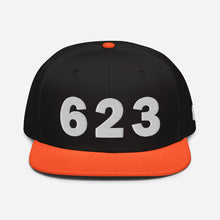 Load image into Gallery viewer, 623 Area Code Snapback Hat