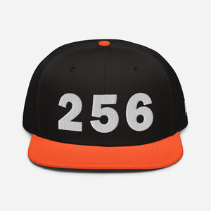 256 Area Code Snapback Hat