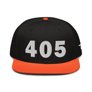 405 Area Code Snapback Hat