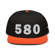 Load image into Gallery viewer, 580 Area Code Snapback Hat