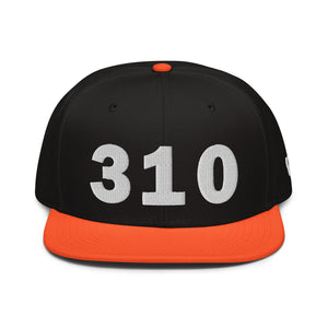 310 Area Code Snapback Hat