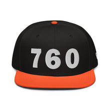 Load image into Gallery viewer, 760 Area Code Snapback Hat