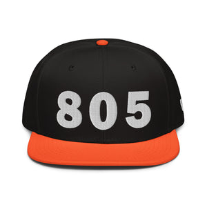 805 Area Code Snapback Hat