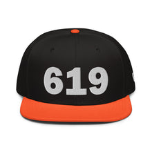 Load image into Gallery viewer, 619 Area Code Snapback Hat