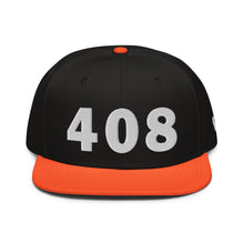 Load image into Gallery viewer, 408 Area Code Snapback Hat