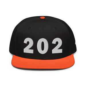 202 Area Code Snapback Hat