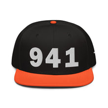 Load image into Gallery viewer, 941 Area Code Snapback Hat