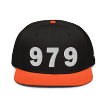 Load image into Gallery viewer, 979 Area Code Snapback Hat