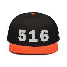 Load image into Gallery viewer, 516 Area Code Snapback Hat