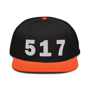 517 Area Code Snapback Hat