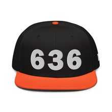 Load image into Gallery viewer, 636 Area Code Snapback Hat