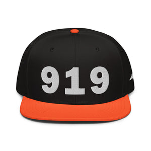 919 Area Code Snapback Hat