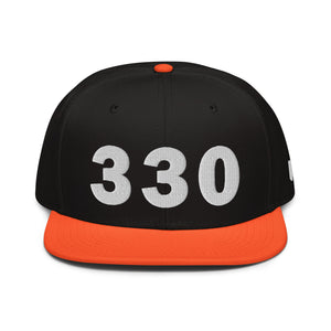 330 Area Code Snapback Hat