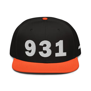 931 Area Code Snapback Hat