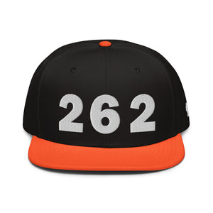 262 Area Code Snapback Hat