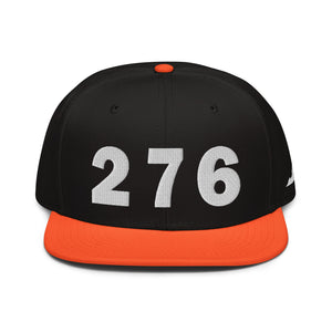276 Area Code Snapback Hat