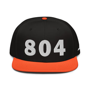 804 Area Code Snapback Hat