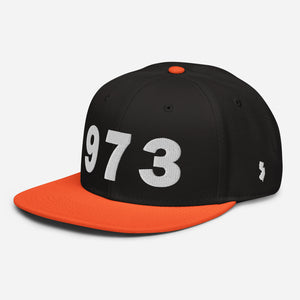 973 Area Code Snapback Hat