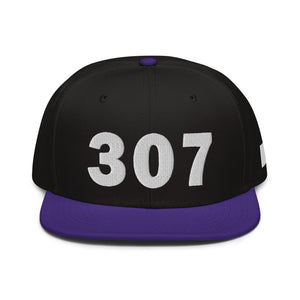 307 Area Code Snapback Hat