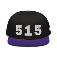 Load image into Gallery viewer, 515 Area Code Snapback Hat
