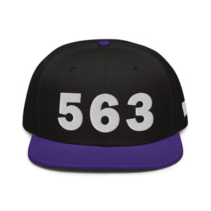 563 Area Code Snapback Hat