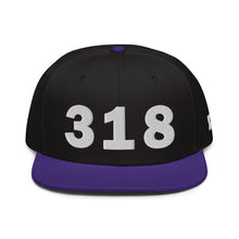 Load image into Gallery viewer, 318 Area Code Snapback Hat