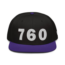 Load image into Gallery viewer, 760 Area Code Snapback Hat