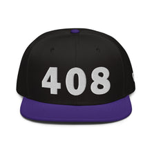 Load image into Gallery viewer, 408 Area Code Snapback Hat