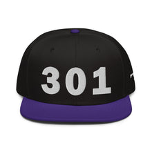 Load image into Gallery viewer, 301 Area Code Snapback Hat