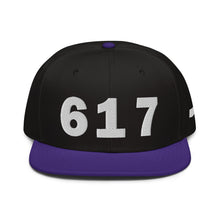 Load image into Gallery viewer, 617 Area Code Snapback Hat