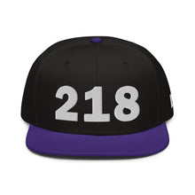 Load image into Gallery viewer, 218 Area Code Snapback Hat