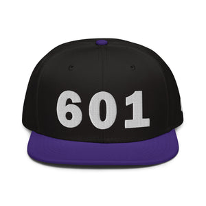 601 Area Code Snapback Hat