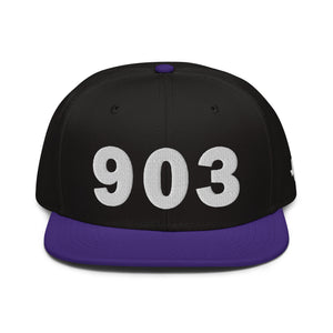 903 Area Code Snapback Hat