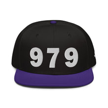 Load image into Gallery viewer, 979 Area Code Snapback Hat