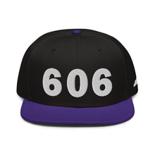 Load image into Gallery viewer, 606 Area Code Snapback Hat