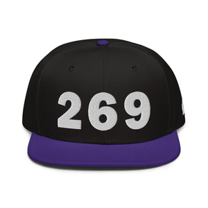 269 Area Code Snapback Hat