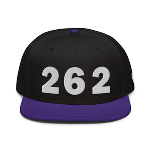 262 Area Code Snapback Hat