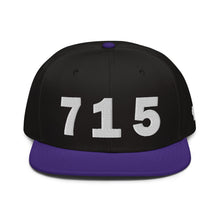 Load image into Gallery viewer, 715 Area Code Snapback Hat