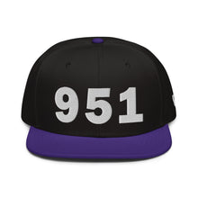 Load image into Gallery viewer, 951 Area Code Snapback Hat