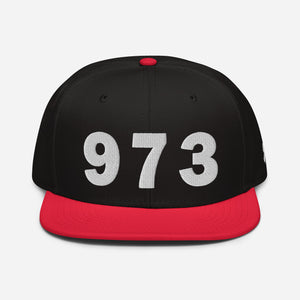 973 Area Code Snapback Hat