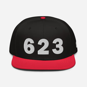 623 Area Code Snapback Hat