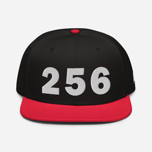 256 Area Code Snapback Hat