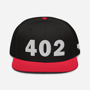 402 Area Code Snapback Hat