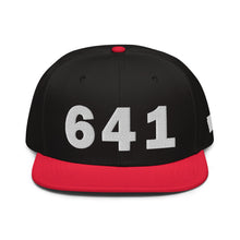 Load image into Gallery viewer, 641 Area Code Snapback Hat