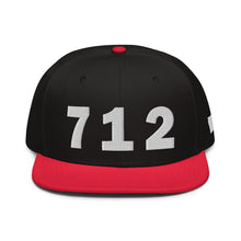 Load image into Gallery viewer, 712 Area Code Snapback Hat