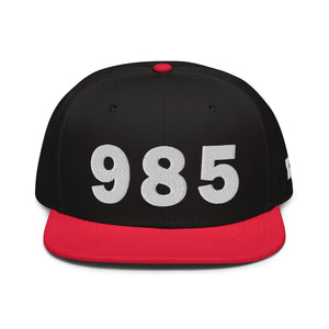 985 Area Code Snapback Hat